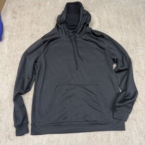 Dip Wintermotion Mens Active Hoodie Black Pullover Sweatshirt Size L NEW